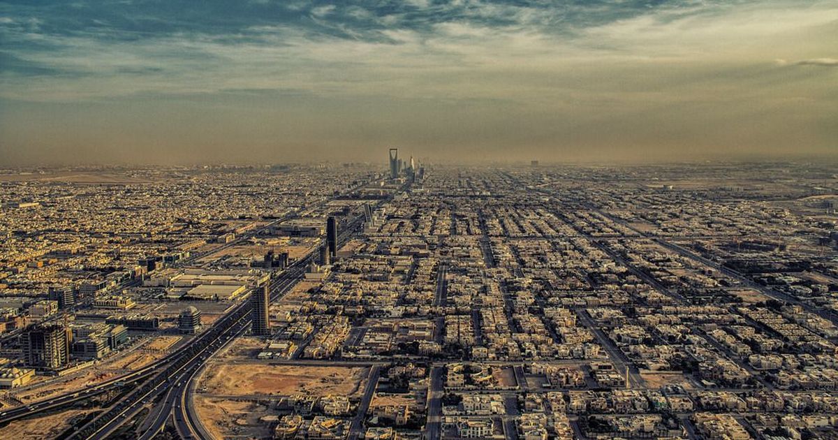 riyadh drone shot